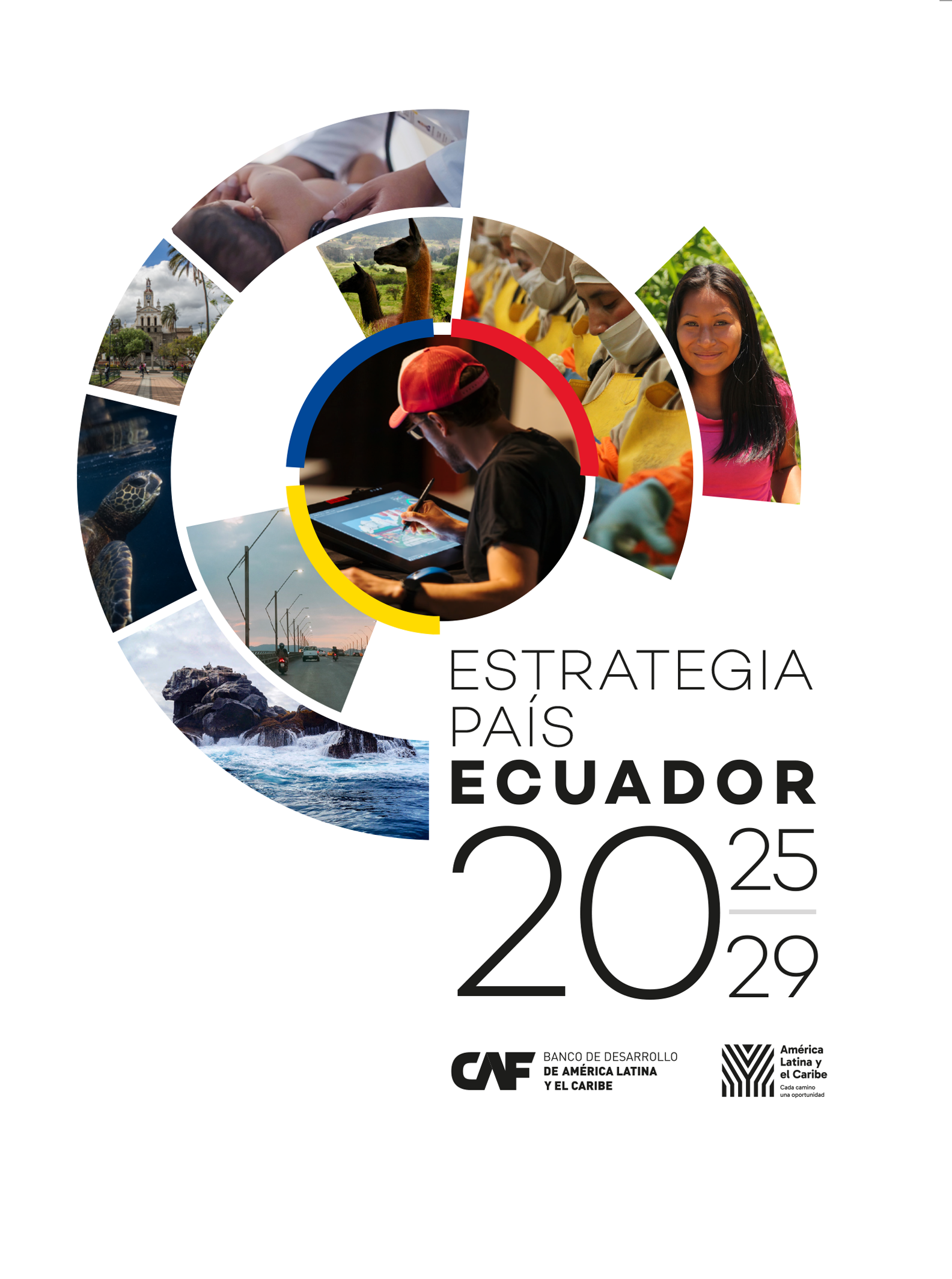 Portada del documento de la estrategia para Ecuador