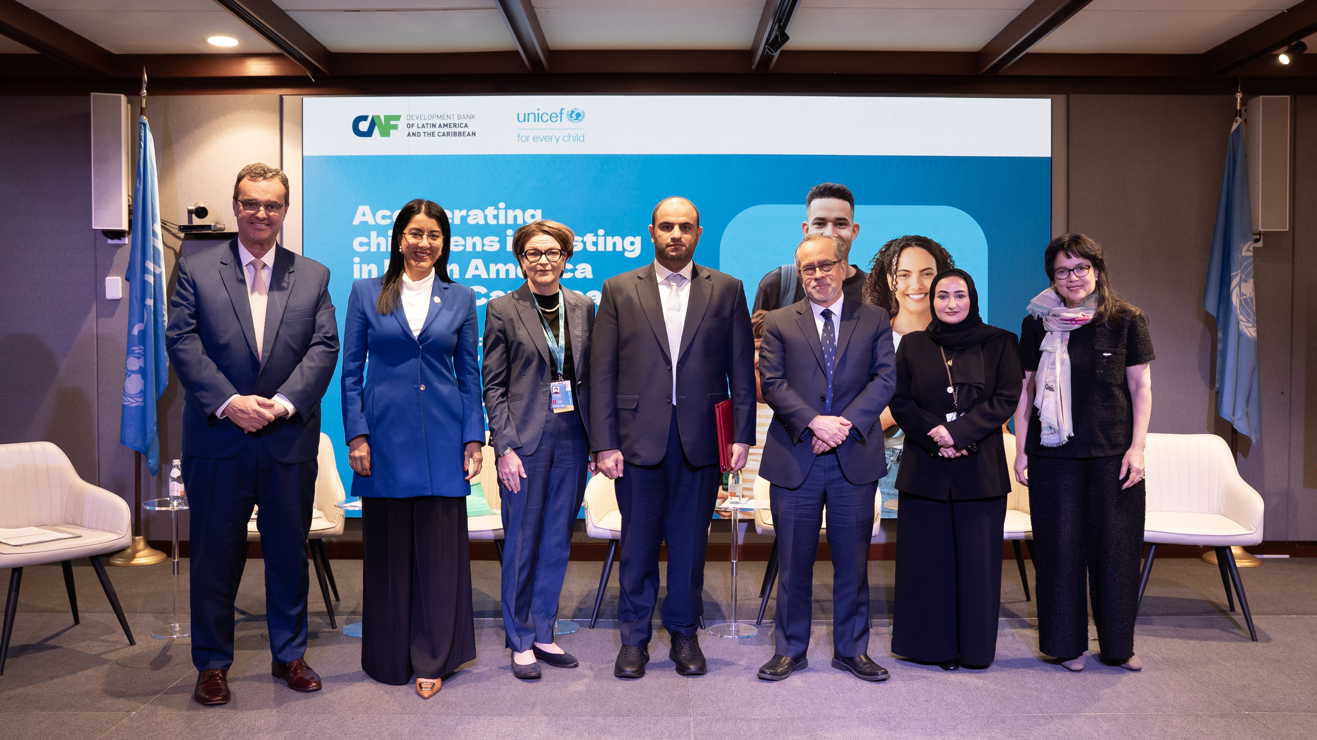 CAF alcanza casi USD 1.400 millones en iniciativas de Banco Futuro LAC bajo el Marco de Inversión con Enfoque en la Niñez de UNICEF